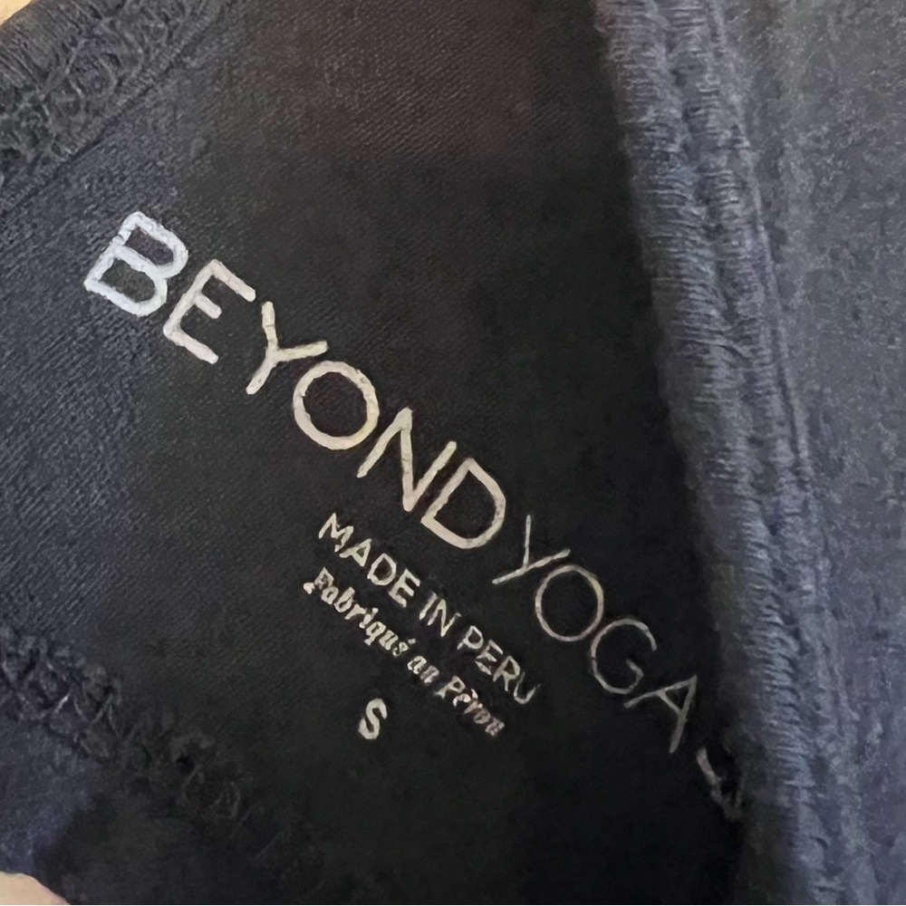 Beyond Yoga Black Athletic Tank Top Criss Cross Back | S - Picture 3 of 7